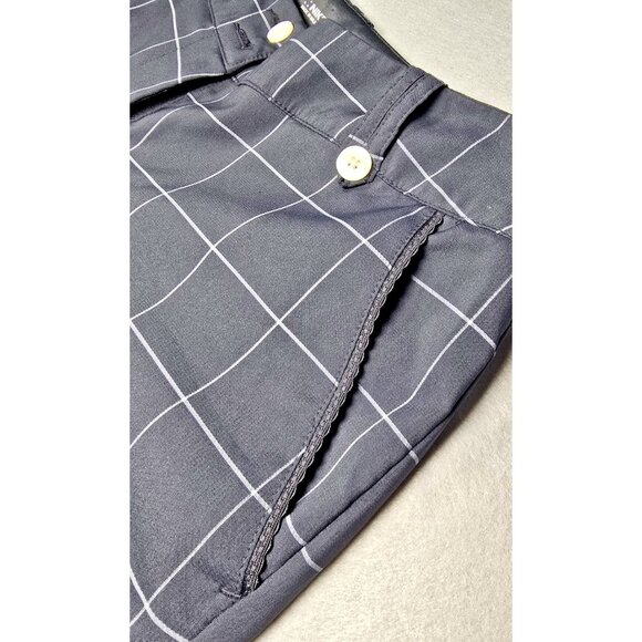 Nike Golf Dri-FIT Women’s Capri Pants Size 2 Black Striped Quick-Dry Sporty - Picture 3 of 16